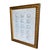 Artist: Tatiana Duperault Medium: Acrylic, plaster, and quartz on canvas Size: 13" x 16" (framed) Frame: Gilded wood frame...