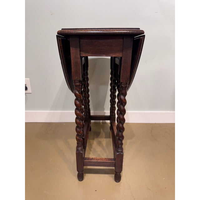 English Gate Leg Table For Sale - Image 9 of 10