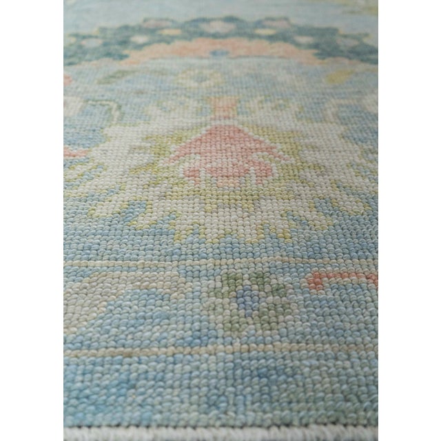 Turkish Turkish Oushak Rug 9'2" x 11'8" #20386 For Sale - Image 3 of 8