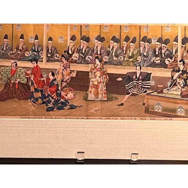Antique Japanese Woodblock Print Soga No Taimen Kabuki Play Meiji Era For Sale - Image 9 of 13