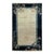 Vintage Chinese Deco Style Rug, Off-White Field, Blue and Pink Floral Border For Sale