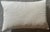 Custom pillow covered in Kravet Couture "Chicattah" in mink velvet and linen back. These pillows have a taupe silk welt....