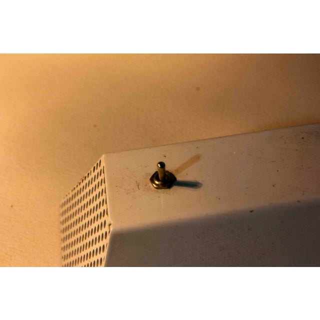 Metal Functionalist Geometrical Desk Lamp, France, 1950s For Sale - Image 7 of 13