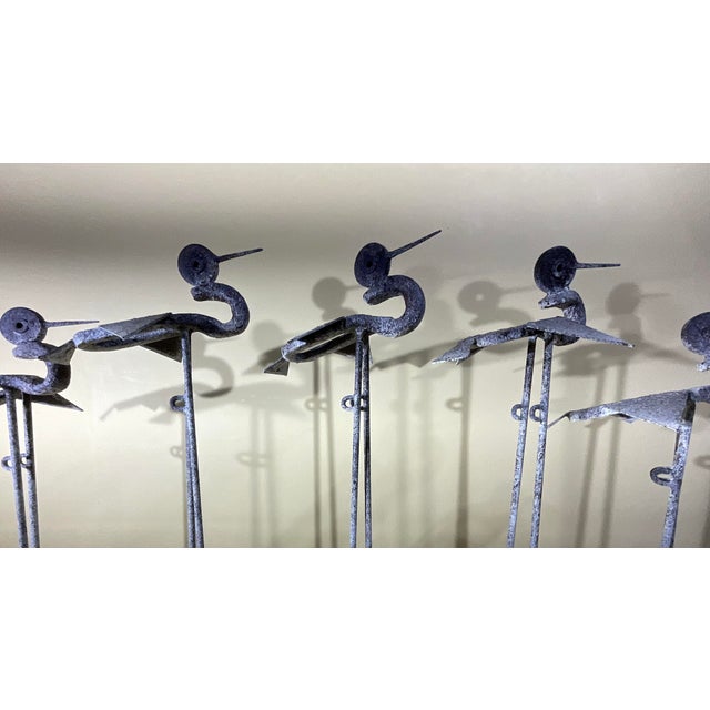 Metal Industrial Bird Sculpture For Sale - Image 7 of 12