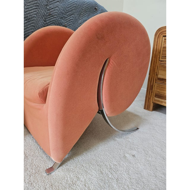 Pair of Vintage Virgola Chairs Attributed to Yaakov Kaufman for Arflex For Sale - Image 13 of 14