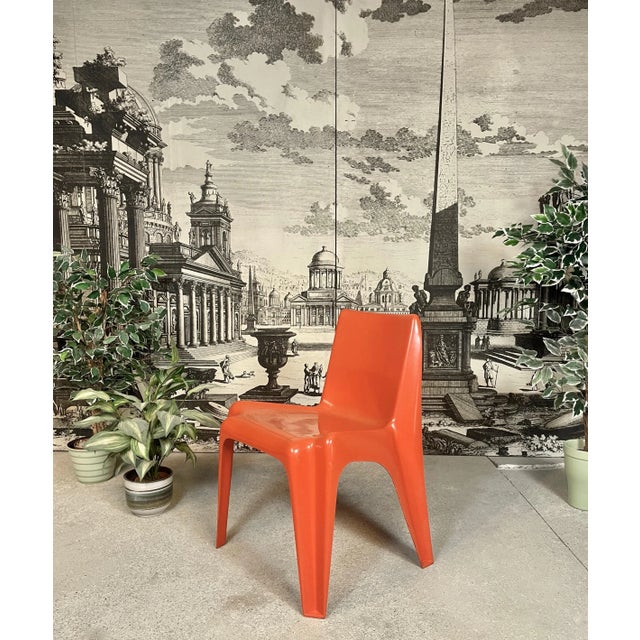German Stackable Fiberglass Ba 1171 Side Chair by Helmut Bätzner for Bofinger, 1960s For Sale - Image 12 of 14