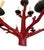 Plastic Faux Coral Oriel Harwood Attrib Chandelier For Sale - Image 7 of 12