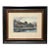 Vintage “Norham Castle” English Countryside Landscape Print in Ornate Black & Gold Frame For Sale
