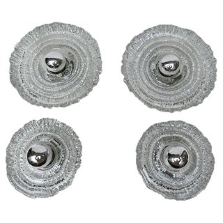 Mid-Century Wall Lamps from Peill & Putzler, Set of 4 For Sale