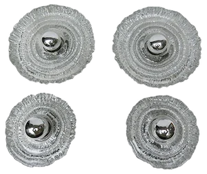 Mid-Century Wall Lamps from Peill & Putzler, Set of 4