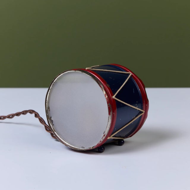 Mid-Century Modern 1930s Petite Drum Lamp by Lurelle Guild for Chase Brass & Copper Co. For Sale - Image 3 of 11