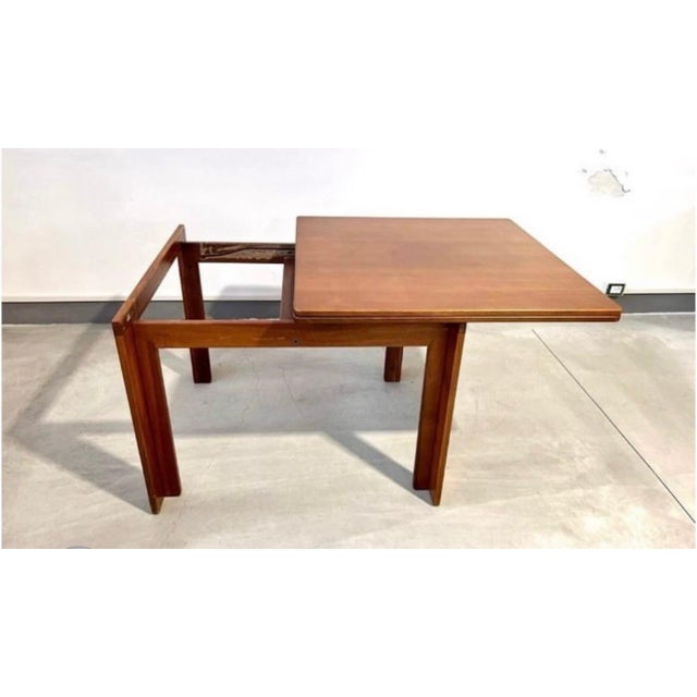 1960s Extendable Dining Table by Afra and Tobia Scarpa and Produced by Cassina, Italy, Late 1960s For Sale - Image 5 of 10