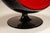 Egg Pod Chair in Black and Red by Eero Aarnio, 1960s For Sale - Image 14 of 17