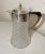 Antique Mappin & Webb Silver Plate Cut Crystal Claret Water Pitcher Ice Chamber For Sale - Image 11 of 17
