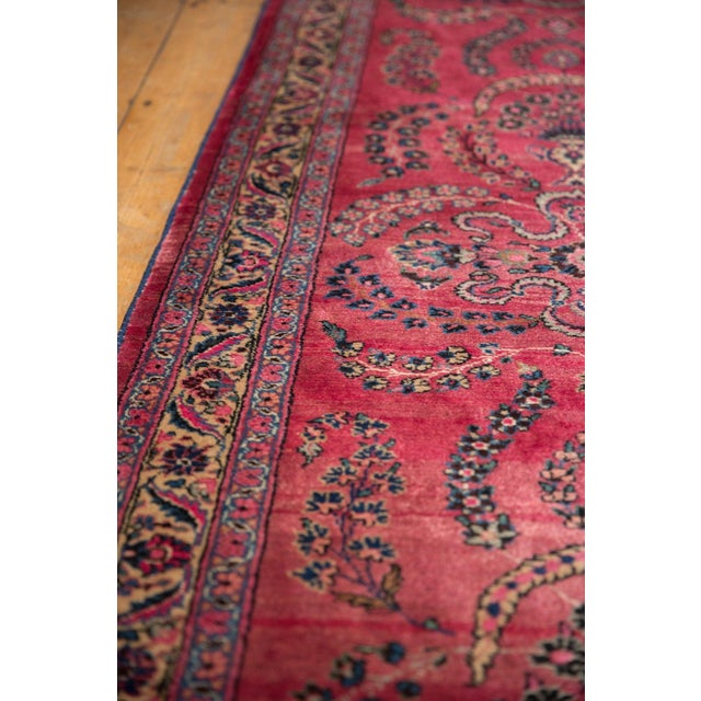 Old New House Vintage Meshed Rug Runner 3'4" X 16'1" For Sale - Image 4 of 12
