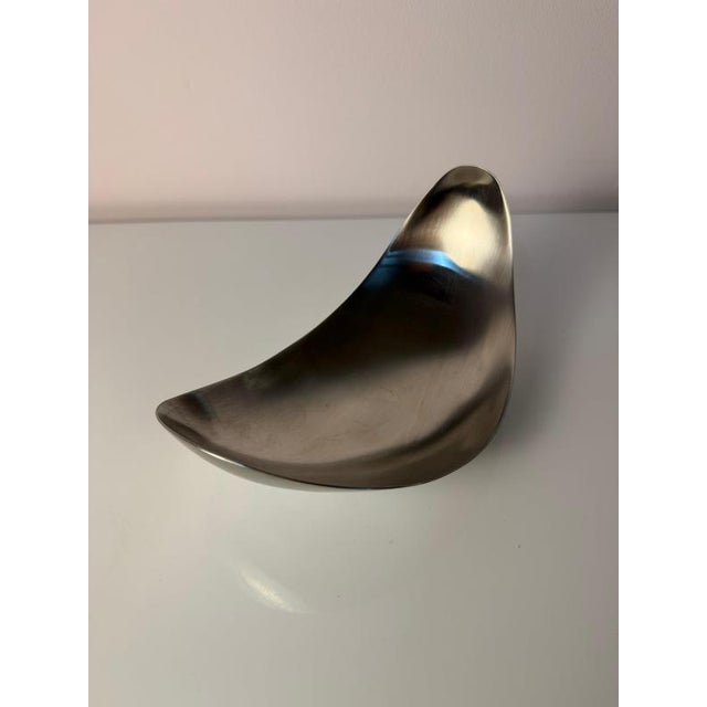 Leaf Medium Serving Bowl by Helle Damkjær for Georg Jensen For Sale - Image 9 of 11