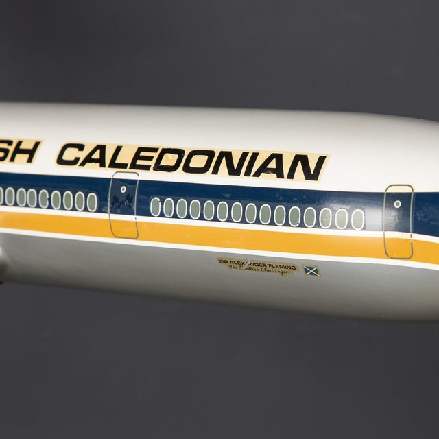 20th Century British Fiberglass Caledonian DC10 Airplane Model, 1970 For Sale - Image 12 of 18