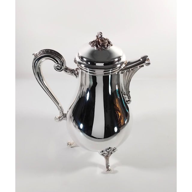 Mid-Century Modern 1950s Christofle Pompadour Model Coffee Pot For Sale - Image 3 of 7