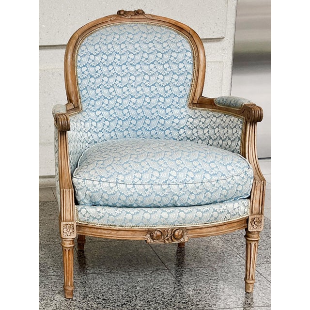 19th Century Louis XV Bergère Armchairs - A Pair For Sale - Image 4 of 13