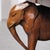 Metal Art Deco Sicilian Wooden Sideboard with Hand-Carved Elephants For Sale - Image 7 of 13