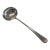 1980s Silver Soup Ladle, Feather Edge. For Sale