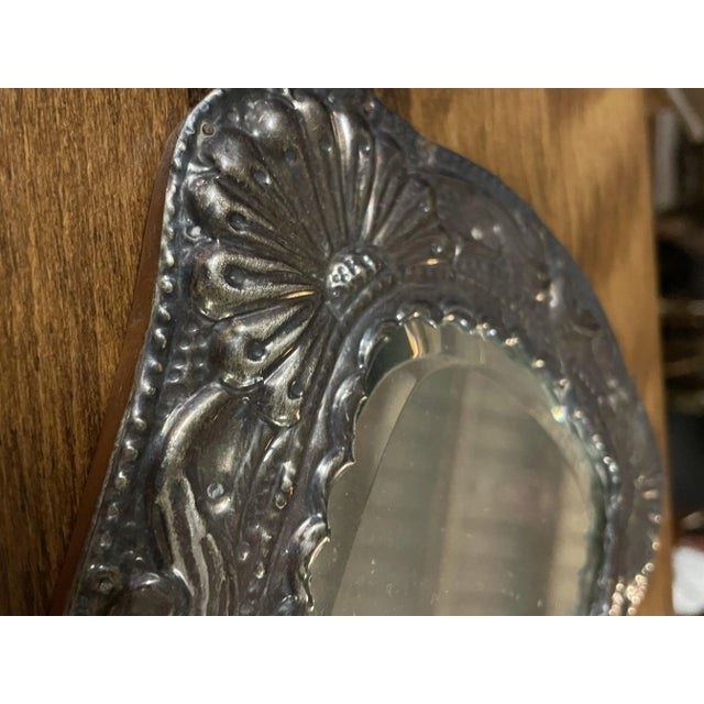 Beveled Hand Mirror, 1900s For Sale - Image 6 of 10