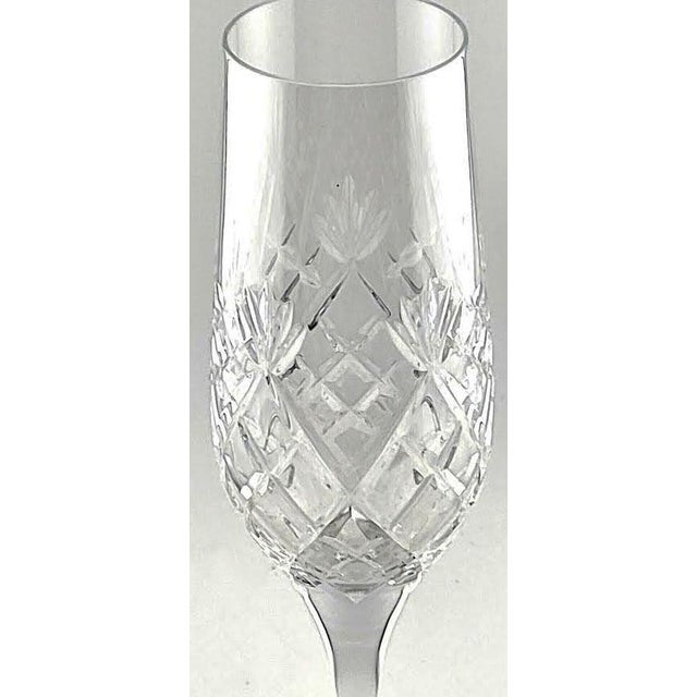 English Royal Doulton Champagne Flutes Arden Pattern - Set of 5 For Sale - Image 3 of 3