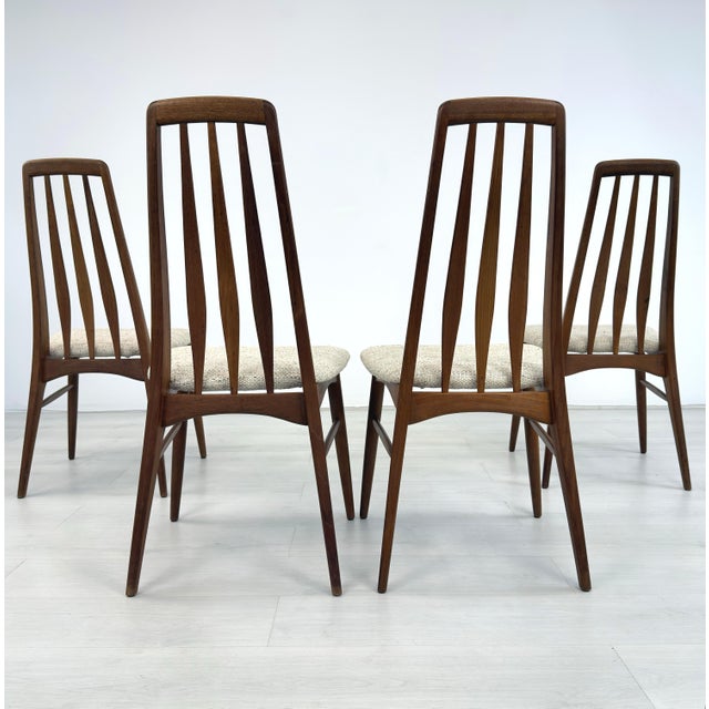 Brown Niels Koefoed Eva Dining Chairs - Set of 4 For Sale - Image 8 of 15