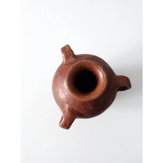 Vintage Vase With Three Handles For Sale - Image 11 of 12
