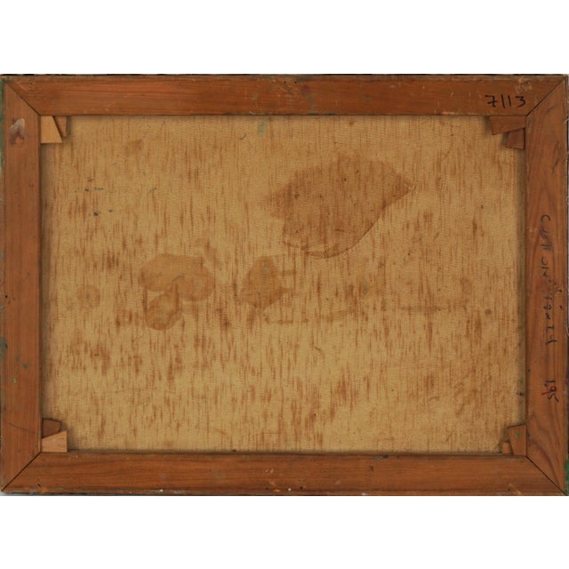 1940's Impasto Landscape For Sale - Image 4 of 4