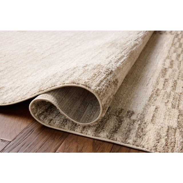 Loloi Rugs Chris Loves Julia x Loloi Calvin Ivory / Pebble 6'-3" x 9'-6" Area Rug For Sale - Image 4 of 6