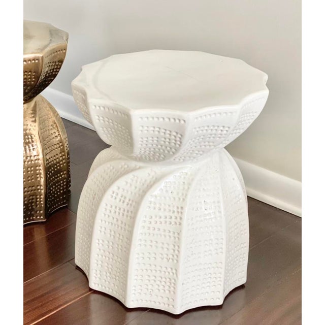 Made Goods “Bea” Ceramic Outdoor Stool Chairish