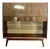 Mid-Century Writing Desk with Bar Cabinet, 1960s For Sale