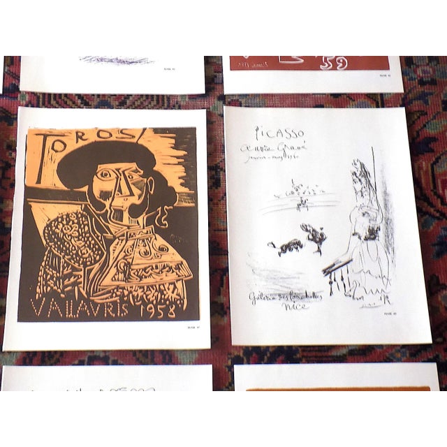 1960s Vintage Mid Century Modern Picasso Lithographs - Set of 12 For Sale - Image 5 of 8