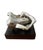 Silver 1980s Abstract Sculpture in the Manner of Artist Alicia Penalba, Expressionist, 6” X 7.25” For Sale - Image 8 of 10