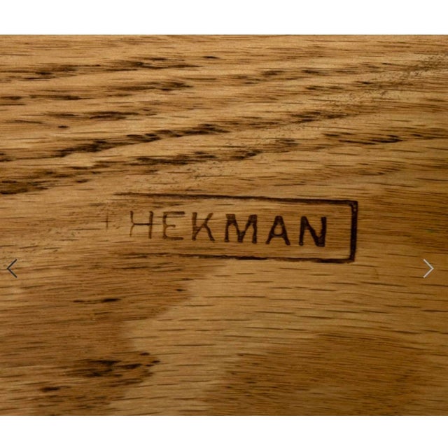 Brown Vintage Hekman Chinoiserie Secretary Desk For Sale - Image 8 of 9