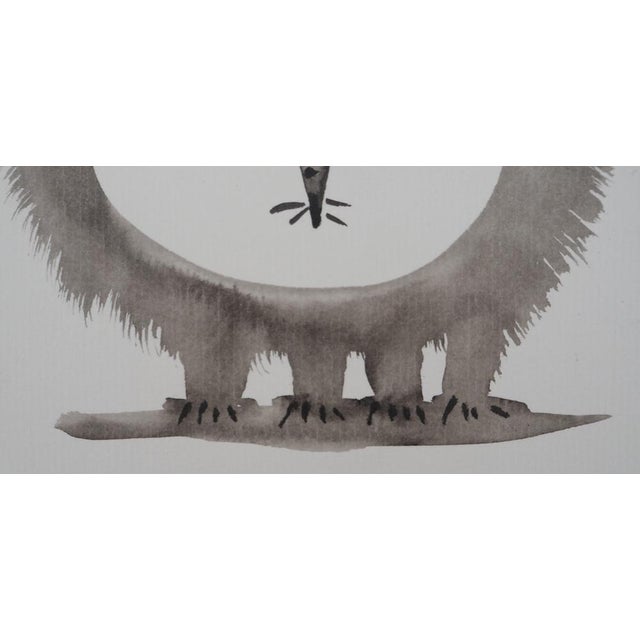 Laszlo Tibay, La victoire du Chat, Ink & Wash Drawing For Sale - Image 4 of 6