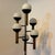 Stilnovo Mid-Century Six-Light Floor Lamp in Brass, Lacquered Metal, and Glass attributed to Stilnovo, Italy, 1950s For Sale - Image 4 of 6