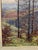Blue Arno Haag, Autumnal Low Mountain Landscape with Trees, Oil Painting on Canvas For Sale - Image 8 of 13