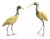 Vintage Ibis Bird Sculptures by Elli Malevolti, 1950, Set of 2 For Sale