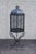 Vintage Wrought Iron Garden Bird Cage On Stand For Sale - Image 14 of 18