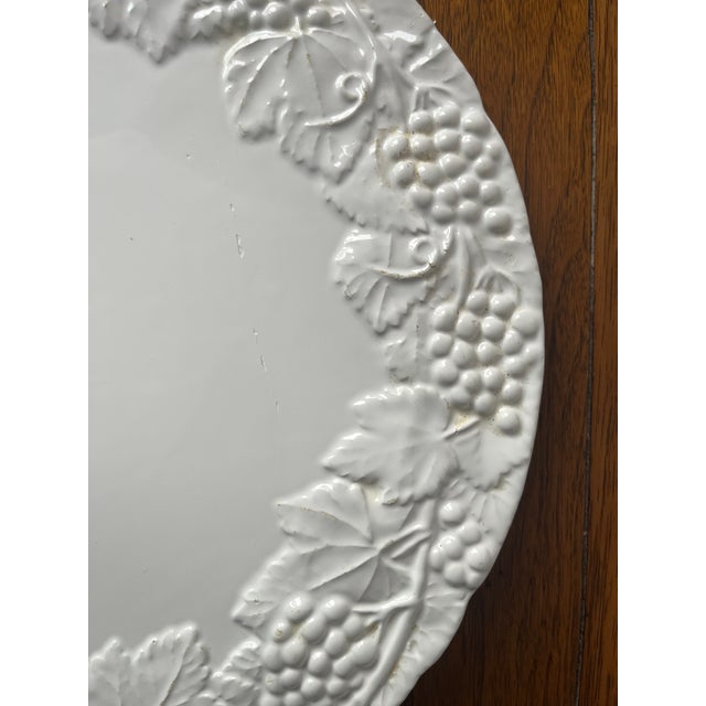 Vintage Italian Faience Grapevine Platter-Neuwirth For Sale In New York - Image 6 of 7