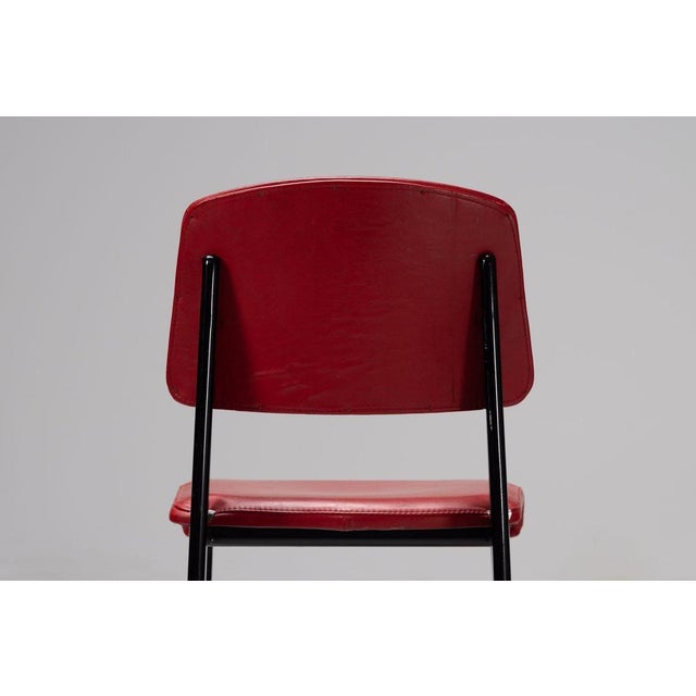 Model 306 Métropole Standard Chair by Jean Prouvé, France, 1951 For Sale - Image 18 of 18