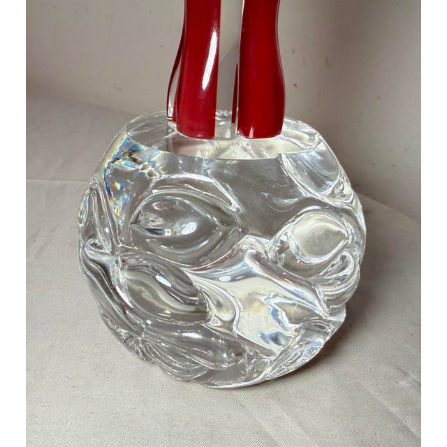Vintage Hand Blown Italian Murano Glass Fornace Mian Formia Couple Sculpture For Sale In New York - Image 6 of 17