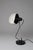 Vintage Spanish Madom Table Lamp in Black Lacquered Metal, 1970s For Sale - Image 10 of 16