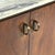 Wood Directional Credenza with Marble Top For Sale - Image 7 of 10