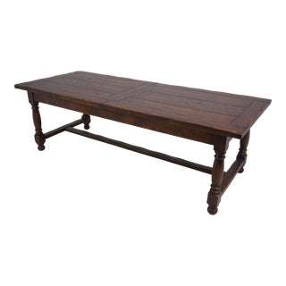 High Quality Bench Made Distressed Finish Dining Room Table For Sale