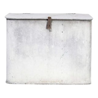 Belgian Rivetted Grain Bin with Handles, 1960s For Sale