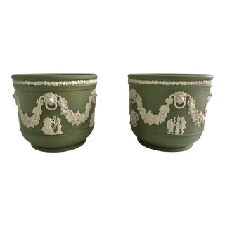 Antique Wedgwood Planters- Set of 2 For Sale