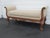 Ethan Allen French Carved Long Upholstered Bench Stool 6440 For Sale - Image 11 of 14